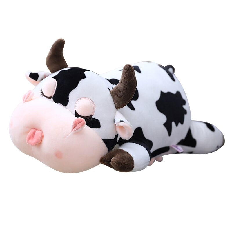  Avocado Cow Plush Pillow, Cute Cow Plushie Stuffed