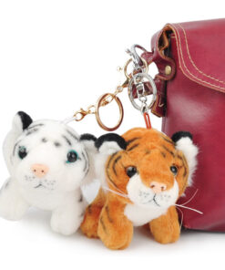  Small Tiger Plush Keychains