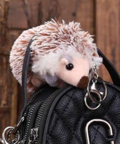 stuffed Hedgehog Keychain