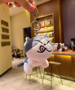 Kawaii Plush Cat Keychain
