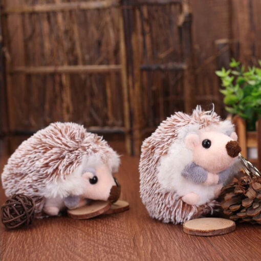 cute Hedgehog Plush Keychain