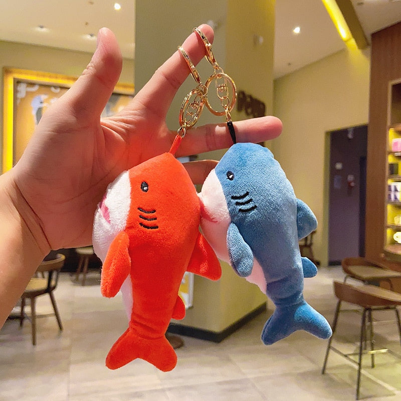 Cute Shark Plush Keyrings 9*15cm | Alwaysplushie