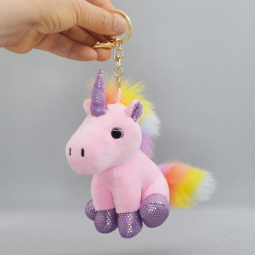 Kawaii Unicorn Plush Keychain