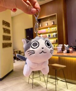  Plush Cat Keychain