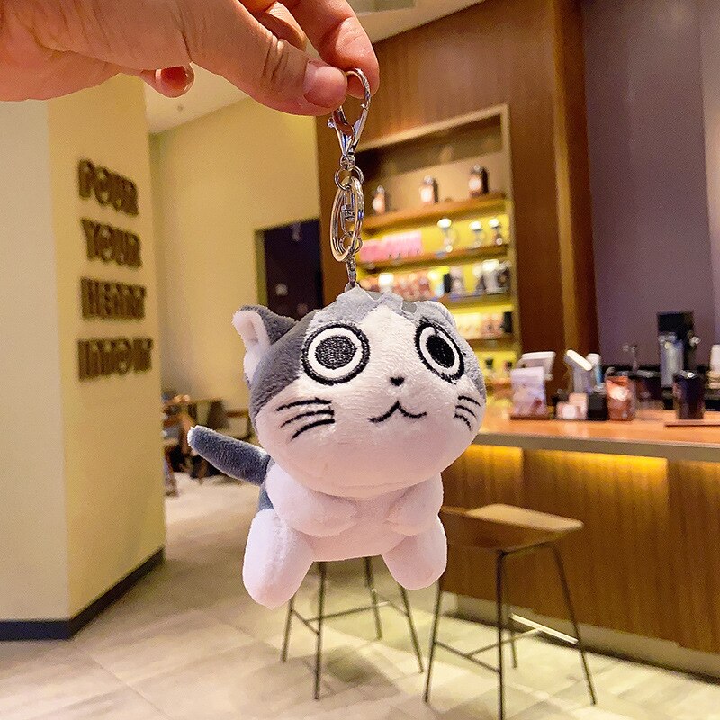 Plush Cat Keychain