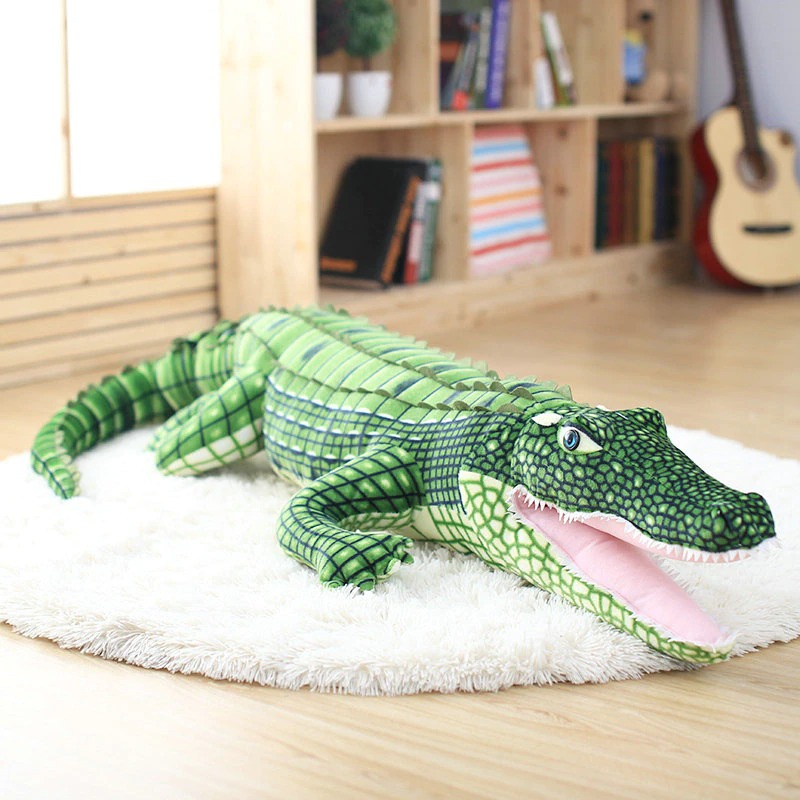thumbnail image 2 of Real Life Alligator Plush Pillow Simulation 2 of 11