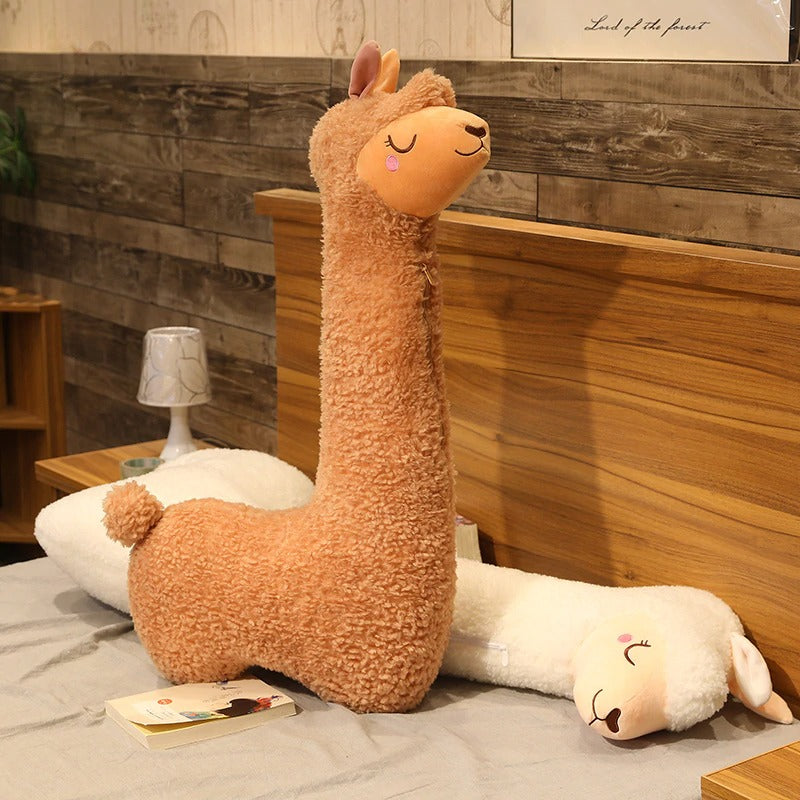 Stuffed alpaca pillow