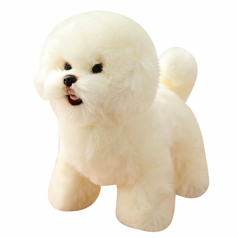 White Dog Stuffed Animal Soft Toy