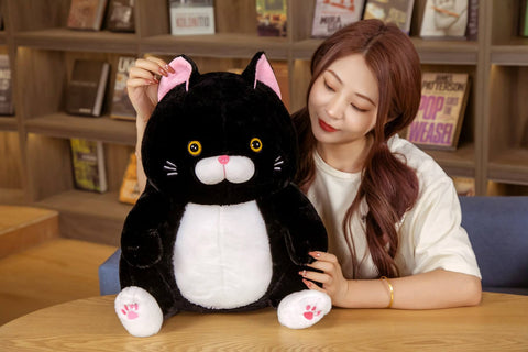 black cat plush