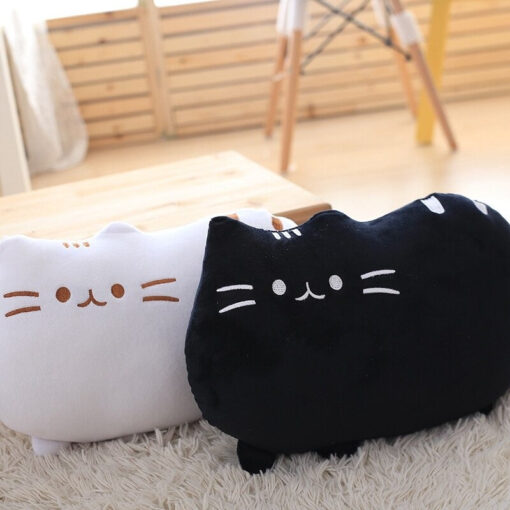 cat cuddly pillow