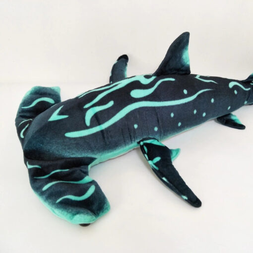 hammerhead shark plush pillow