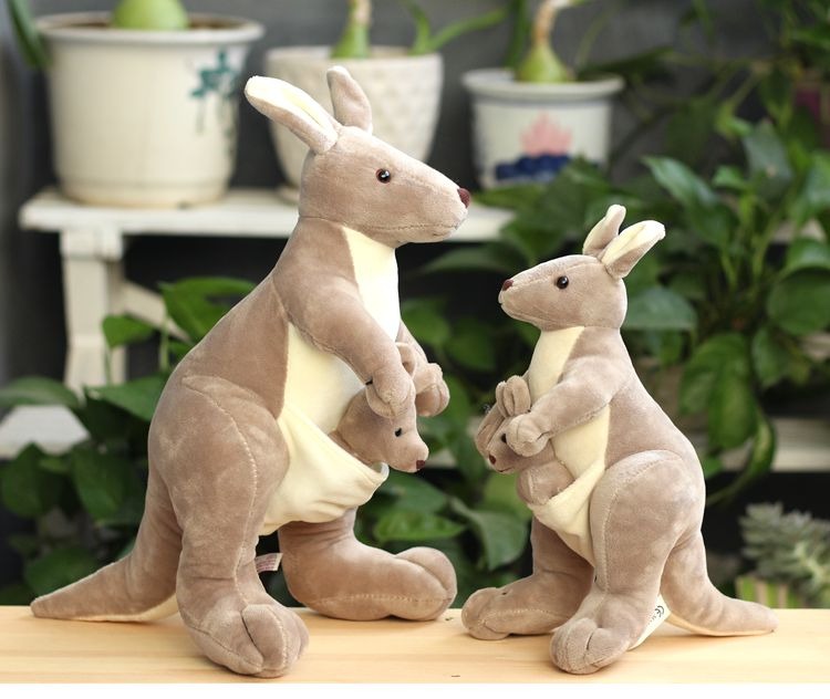 Kangaroo Stuffed Animal | Lovely Plush Parent Kid Kangaro