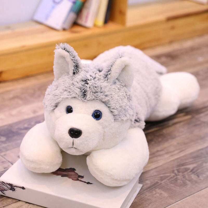 Giant Stuffed Wolf | Large Wolf Plush Pillow [ Free Shipping ]