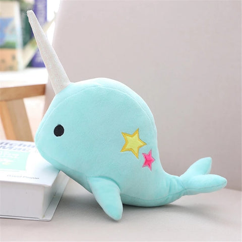 narwhal plushie pillow