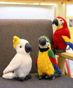 parrot soft toys
