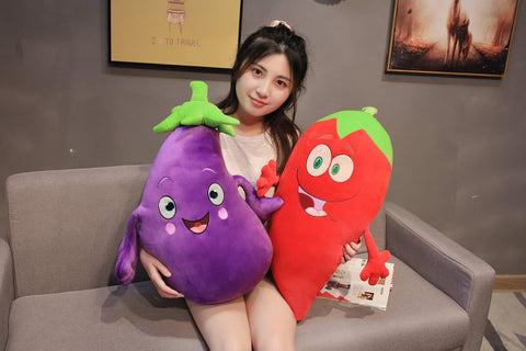 plush vegetables