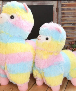 rainbow alpaca plush