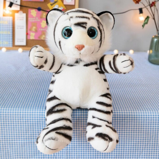 stuffed animal white tiger