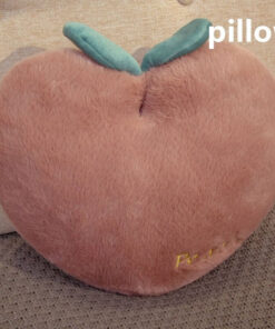 stuffed peach pillow
