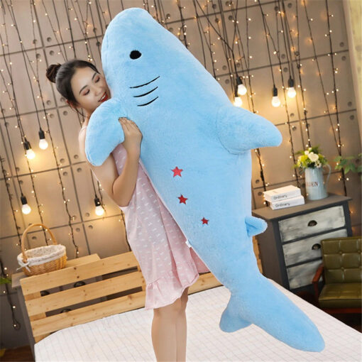 stuffed shark pillow