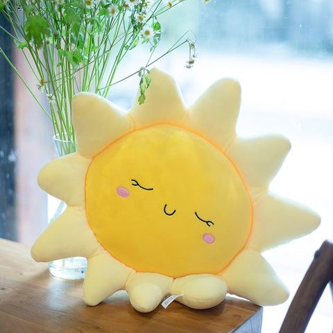 sun plush pillow