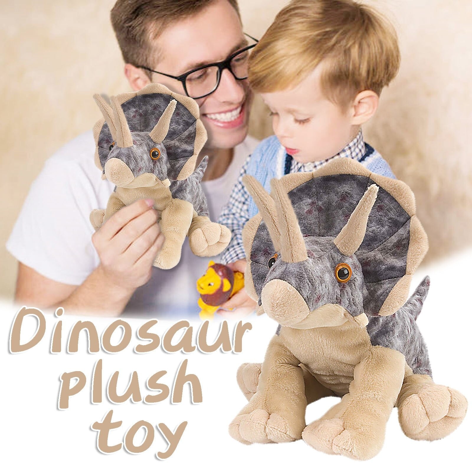 triceratops plush toy