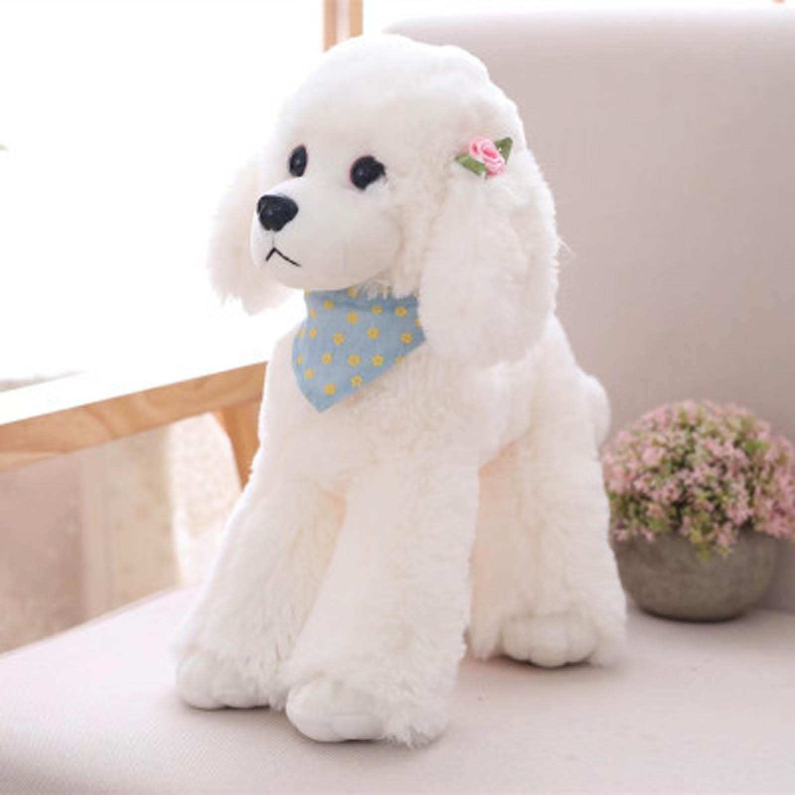 white Poodle Stuffed Animal