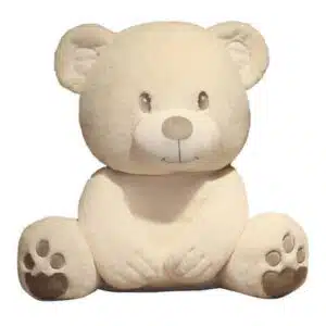 white teddy bear