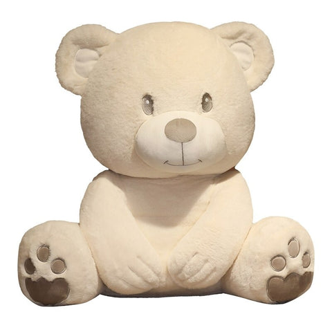 white teddy bear stuffed animal