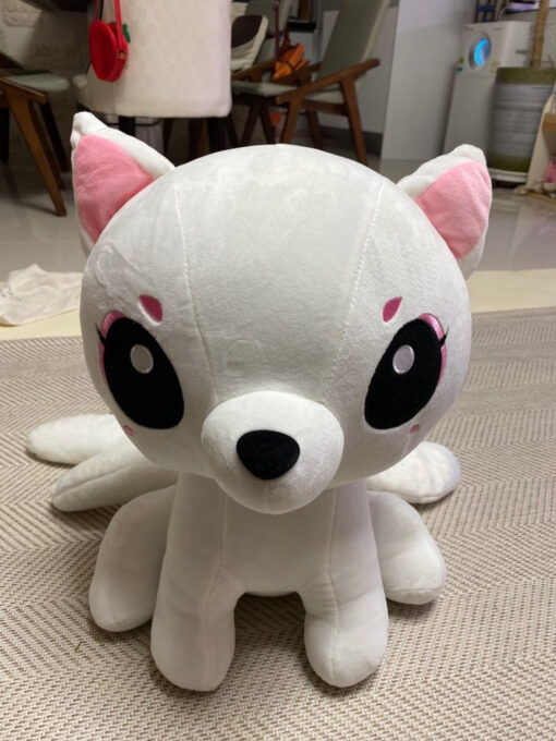 white fox stuffed animal