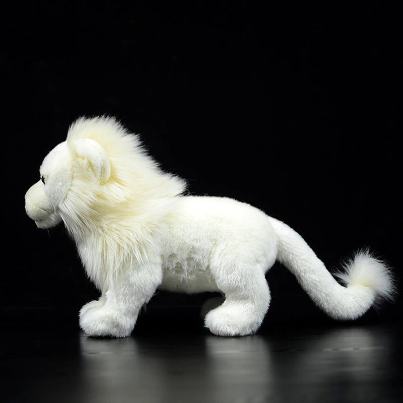 white lion plush toy
