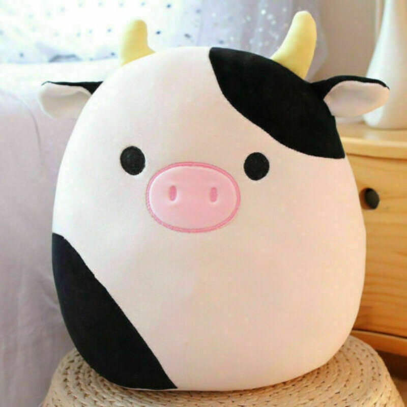 Cute Cow Plush Pillow for Kids