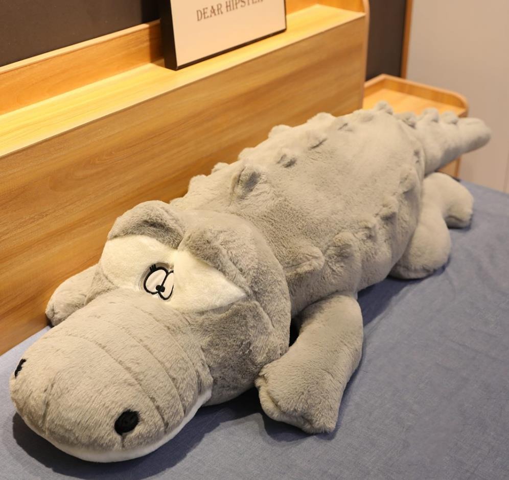 Big crocodile pillow