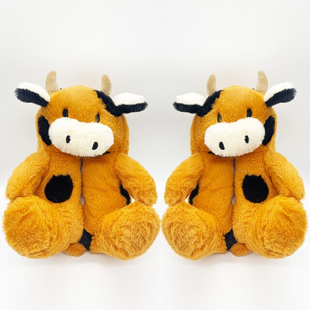 Highland Cow Slippers Adults