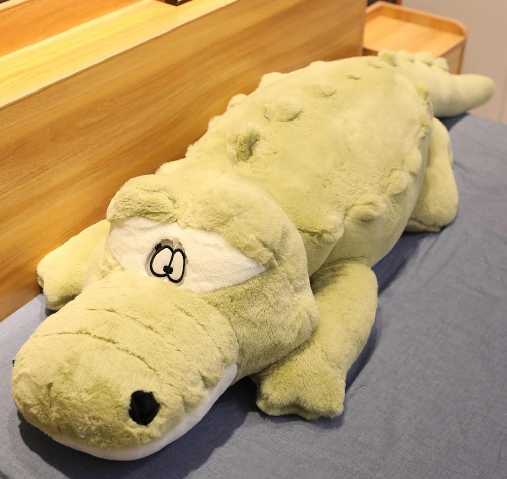 Lying Crocodile Plush Pillow