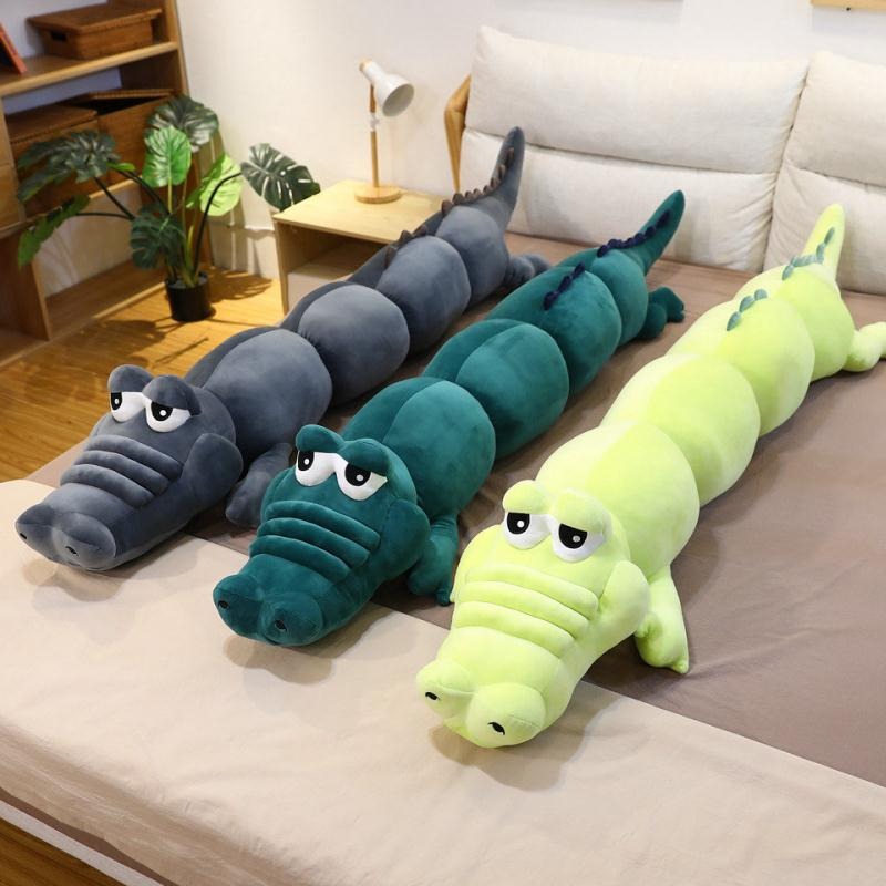 crocodile plush pillow