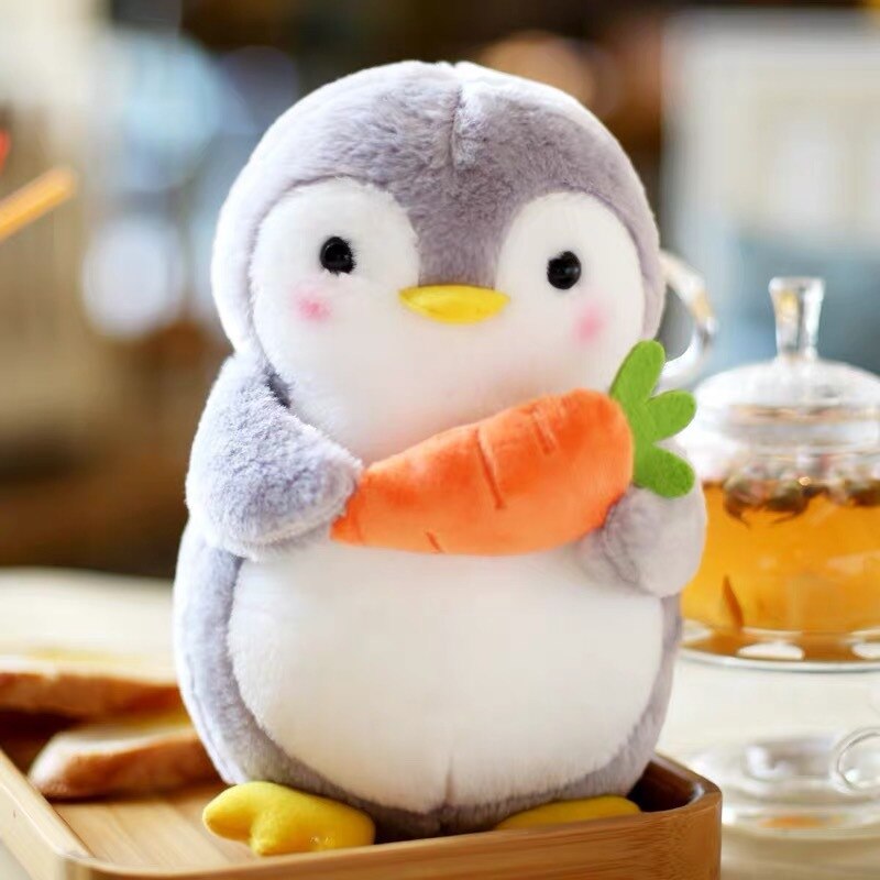 Penguin Stuffed Animal,Cute Smile Penguin Animals Plush Doll,Cotton Penguin Doll Gift for Kids Adults, Size: 25