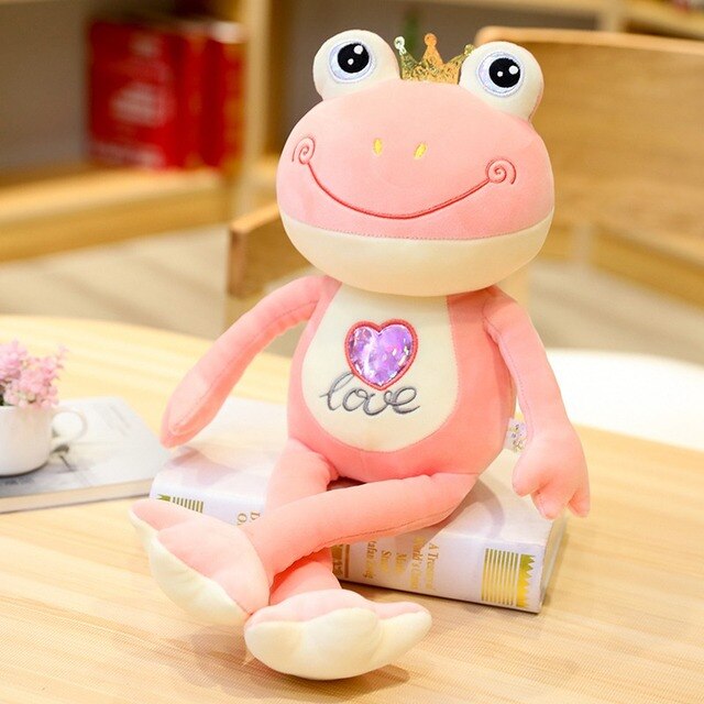 pink Frog Soft Toy