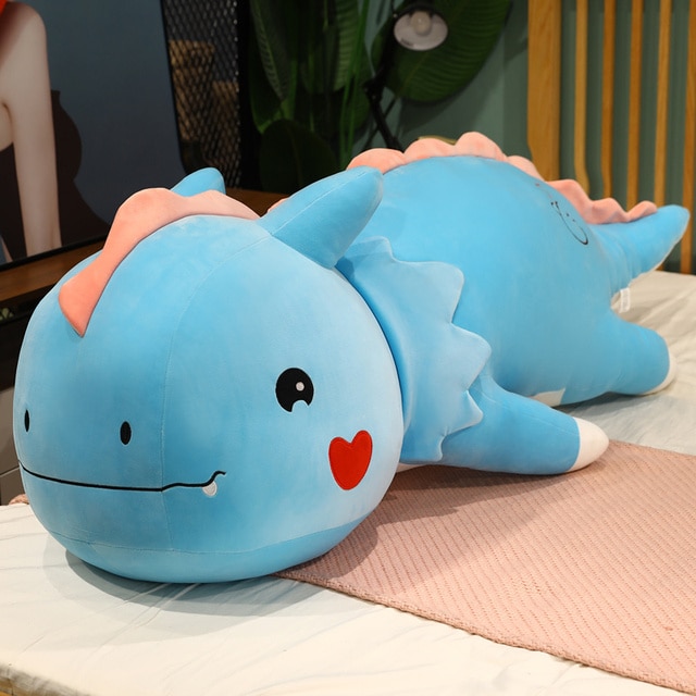 Lying Dinosaur Plush Pillow