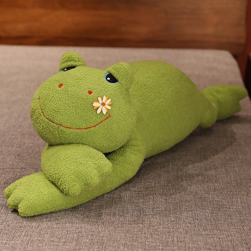 Giant Lying Frog Plush Pillow
