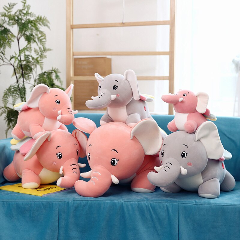 Cute Stuffed Elephant Plush Pillow