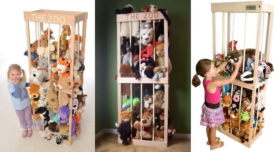 DIY Stuffed Animal Zoo