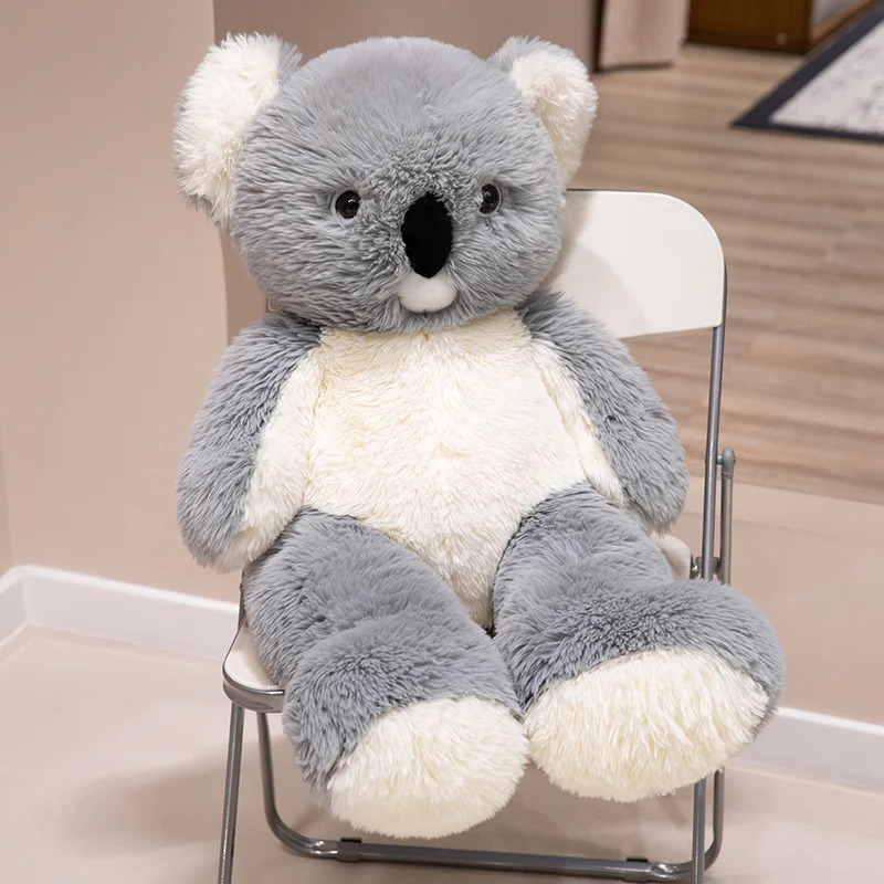Giant Koala Stuffed Animal Gray plush