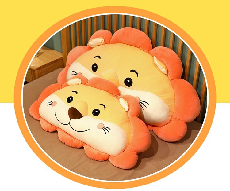 cute Lion Plush Pillow