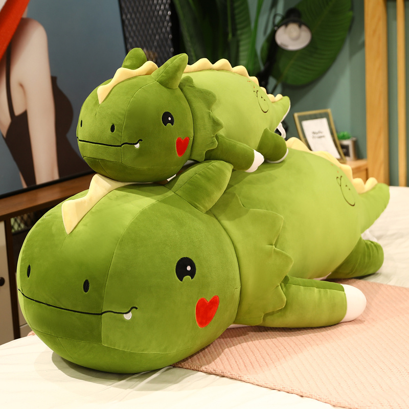 Giant Lying Dinosaur Plush Pillow