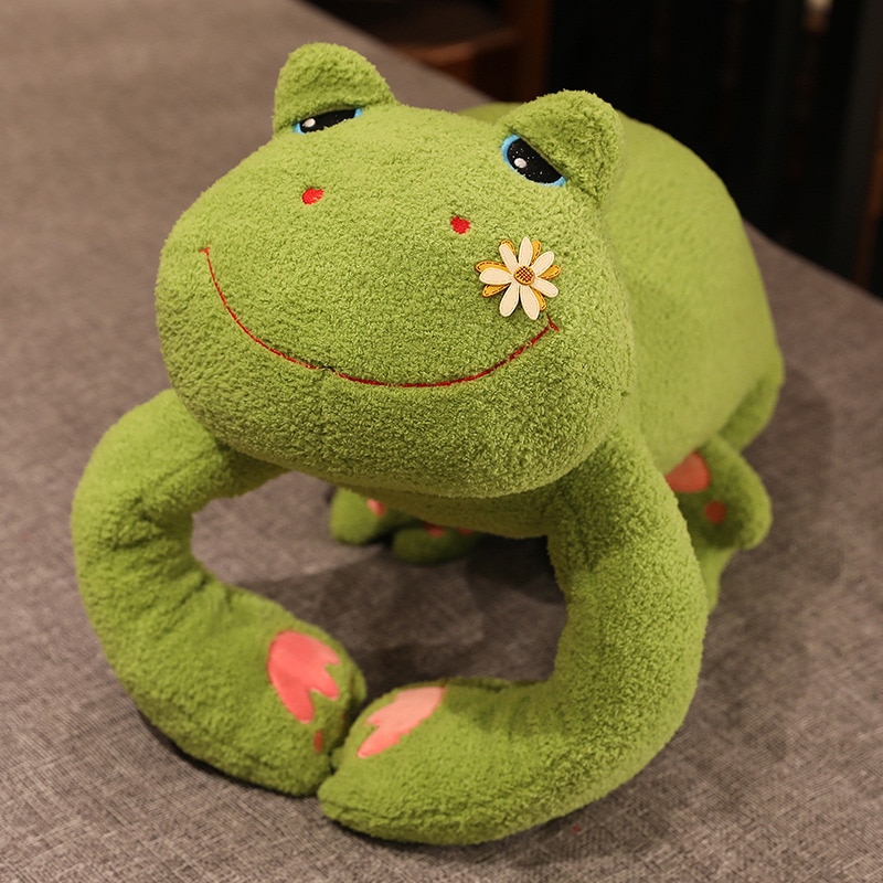 Lying Frog Plush Pillow