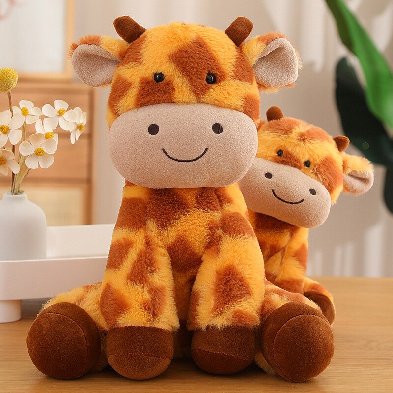 Sitting Giraffe Plush Toy