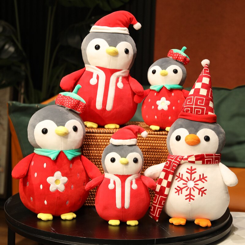 Christmas Penguin Plush