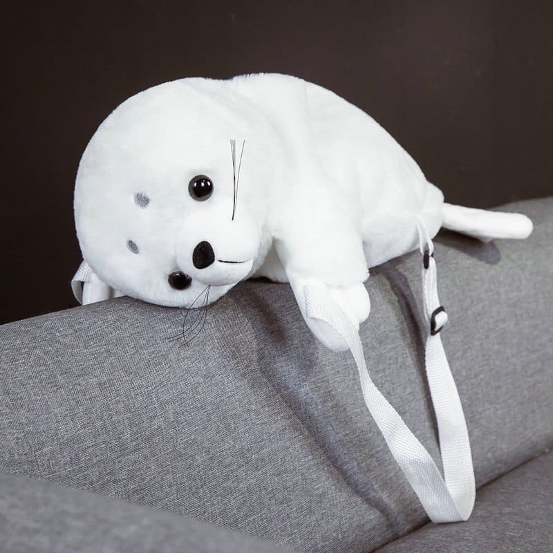Alternative view of Seal Plush Backpack