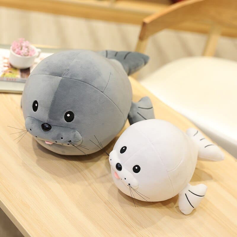Alternative view of Kawaii Round Seal Plush